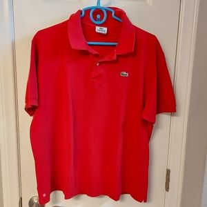 Lacoste red polo